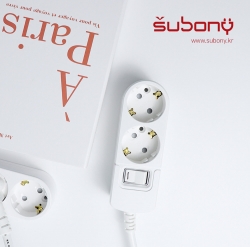 Integrated Switch Multi-Tab 2 Outlet 1M