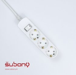 Integrated Switch Multi-Tab 3 Outlet 3M