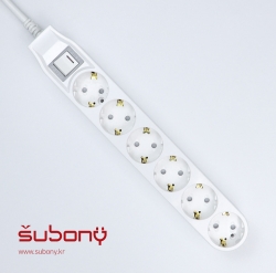 Integrated Switch Multi-Tab 6 Outlet 1.5M