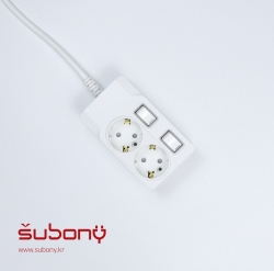 Individual Switch Multi-Tab 2 Outlet 3M