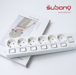 Individual Switch Multi-Tab 6 Outlet 1M