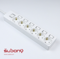 Individual Switch Multi-Tab 6 Outlet 3M