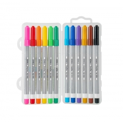 Sign Pen 12Colors (Pencil Case)