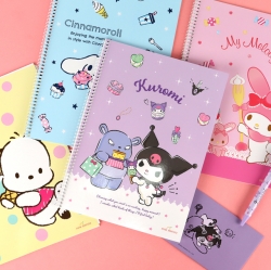 Kuromi Spiral Notebook 5pcs