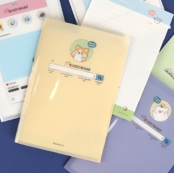 E-rinubgae File Letter Paper with Envelop Set Die Cutting