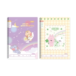 Slim School Notices Notebook, Wide Ruled, 10 pack 