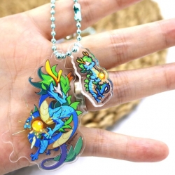 Dragon Village Acryl Keyring, Set of 24
