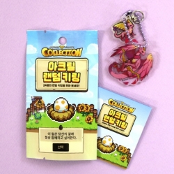 Dragon Village Acryl Keyring, Set of 24