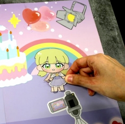 Chop-Chop Making Paper Design,Random