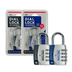 Two Tone 4 Digit Combination Lock , Random