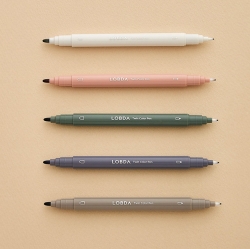 LOBDA_Twin Color Pen (5pcs)