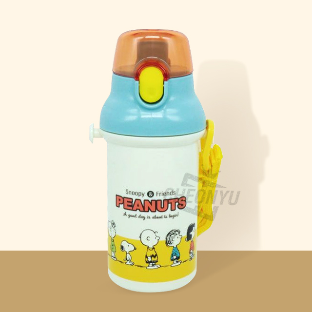 스누피 원터치 물통 400ml