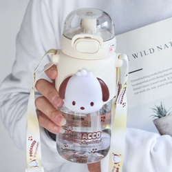 Sanrio Characters Pochacco Big face Tritan Water Bottle 600ml