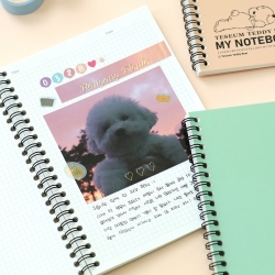 TEDDYBEAR A5 Grid Spring Note