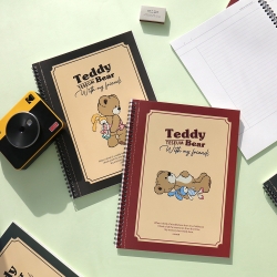TEDDYBEAR A4 Point Spring Note