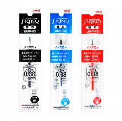 Unisigno Knock Ballpoint Pen Refill UMN-185NCS 10pcs
