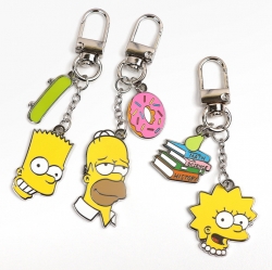 Simpson Metal Keyring