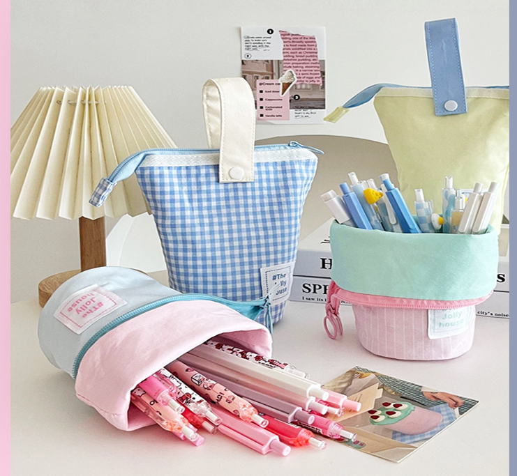 브리스크스타일 파스텔 스탠딩필통 4컬러