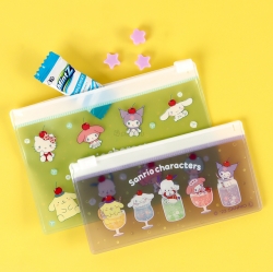 Sanrio Characters PuruShuwa Fastener Case 2P Set