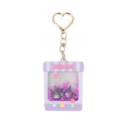 Kuromi Doll machine keyring - Blue