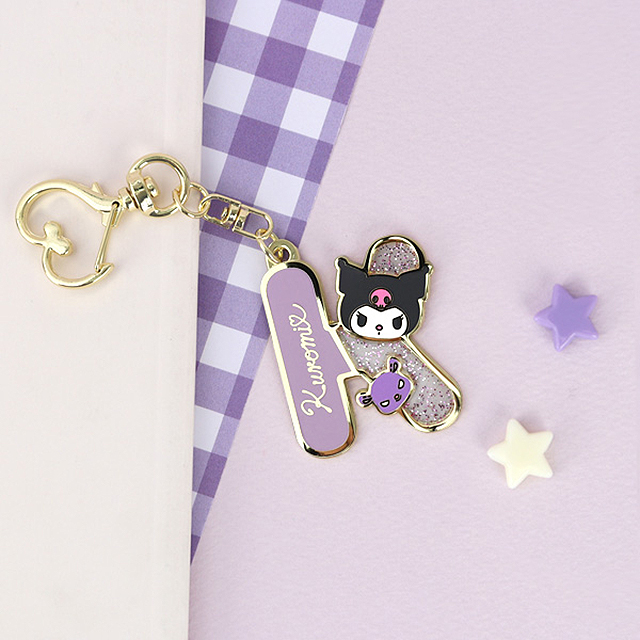 Kuromi Initial keyring
