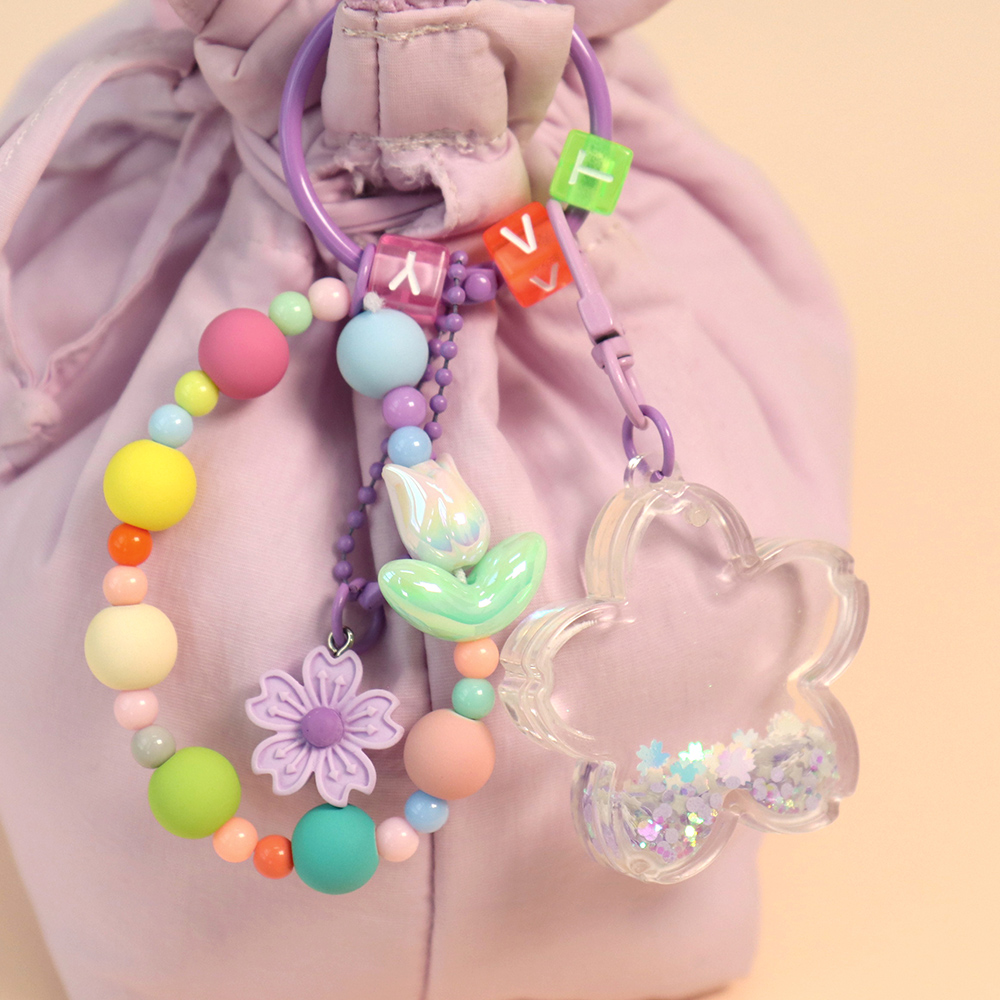 BFANCY RAINBOW FLOWER Keyring