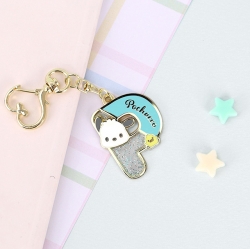 Pochacco Initial keyring