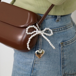 BFANCY Heart Ribbon Keyring