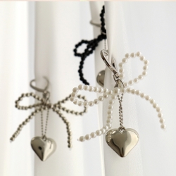 BFANCY Heart Ribbon Keyring