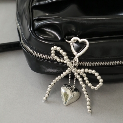 BFANCY Heart Ribbon Keyring