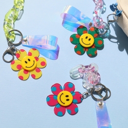 BFANCY PATTERN SMILE FLOWER Keyring