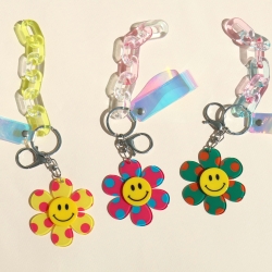 BFANCY PATTERN SMILE FLOWER Keyring