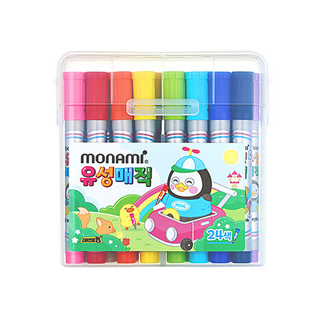 펭수 유성매직 24색 세트