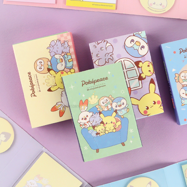 Pokemon 6 Sizes Sticky Memo Pad