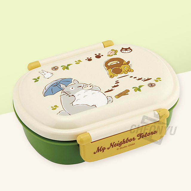 Totoro Cat Bus Dome Shape 1-Layer Round lunch box 360ml