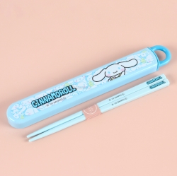 Cinnamoroll Hide-and-seek Slide Chopsticks Case Set 16.5cm