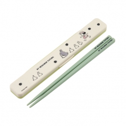 Totoro Parade Noiselessness Chopsticks and Case Set 18cm