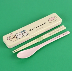 CHIIKAWA Spoon and Chopsticks Combi Set 18cm