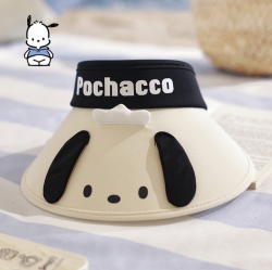 Sanrio Characters UV protection 3D Face Sun Cap - Pochacco