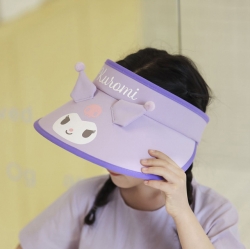 Sanrio Characters UV protection 3D Face Sun Cap - Kuromi