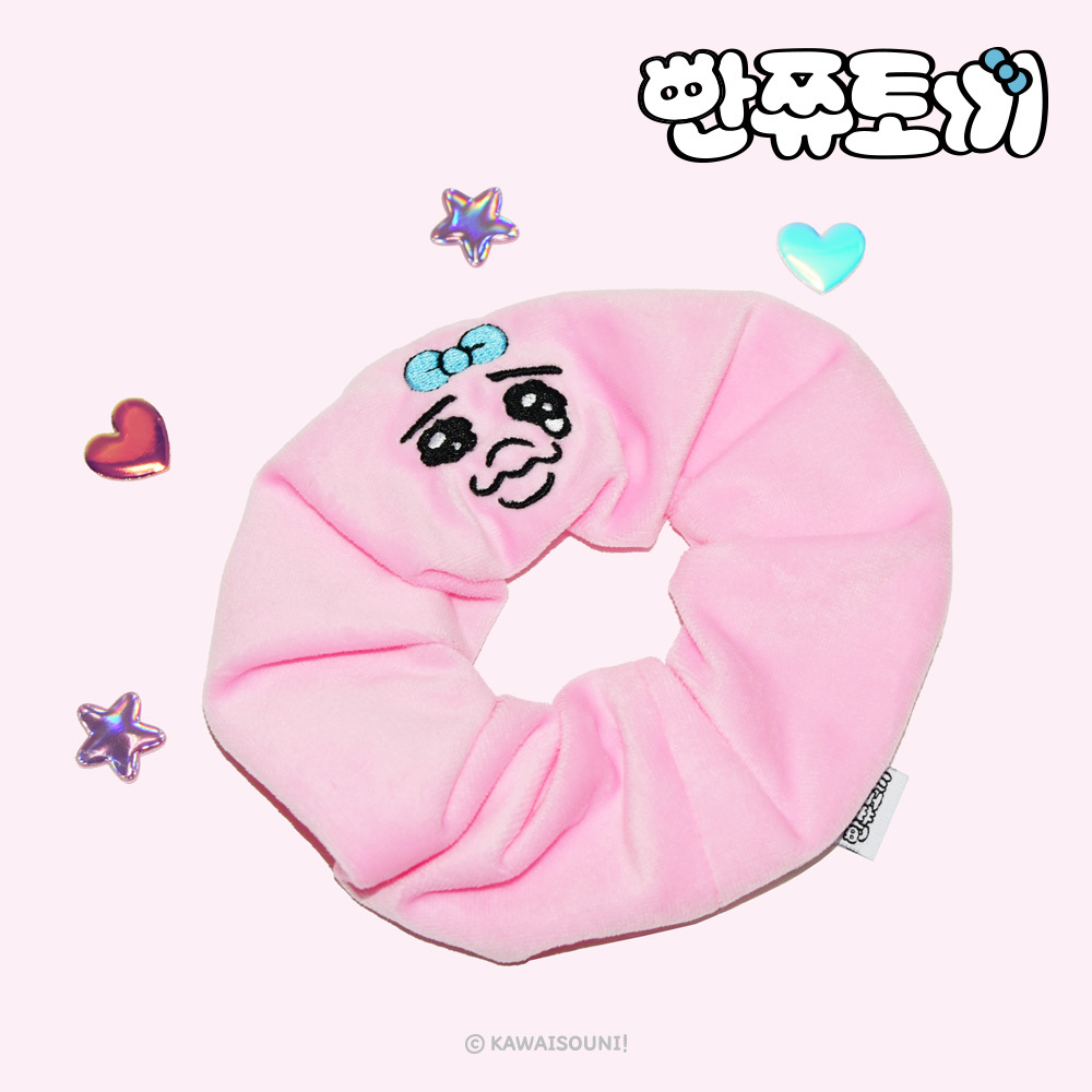 Opanchu Usagi Scrunchie -Embroidery