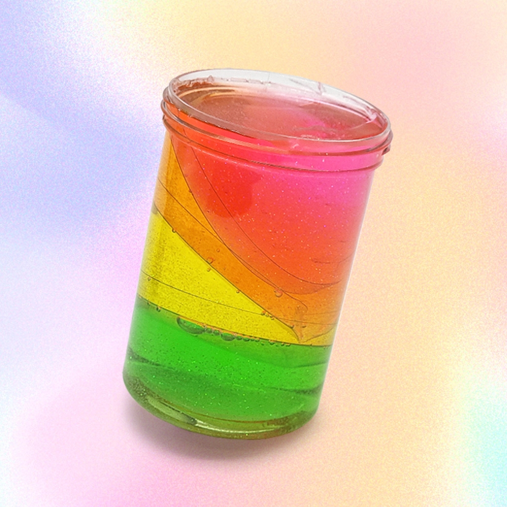 무지개 펄 슬라임 2탄 낱개 (랜덤발송)