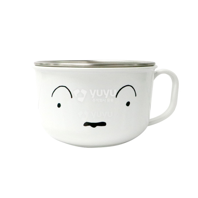 짱구 논슬립 스텐면기 - 흰둥이