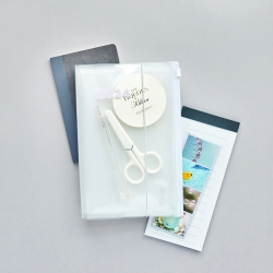 zipper sticker binder