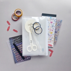zipper sticker binder