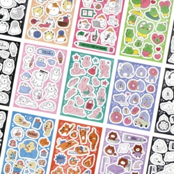 Everyday Drawing Stickers 9 Type Set (ver.2)