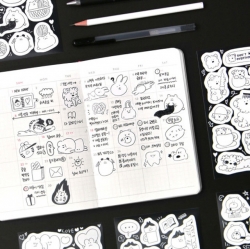Everyday Drawing Stickers 9 Type Set (ver.2)