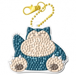 Snorlax Jewel Crossing Keyring Kit