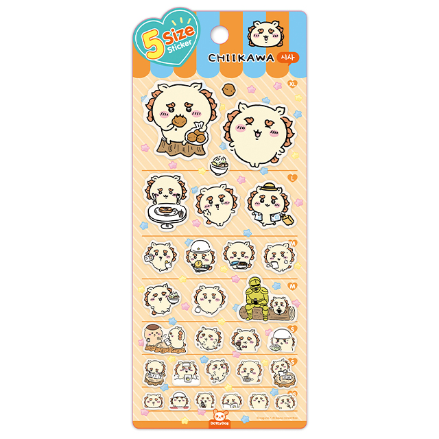치이카와 5사이즈 스티커 - 시사