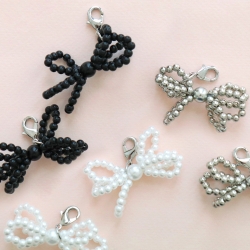 BFANCY Shoes mini pearl ribbon